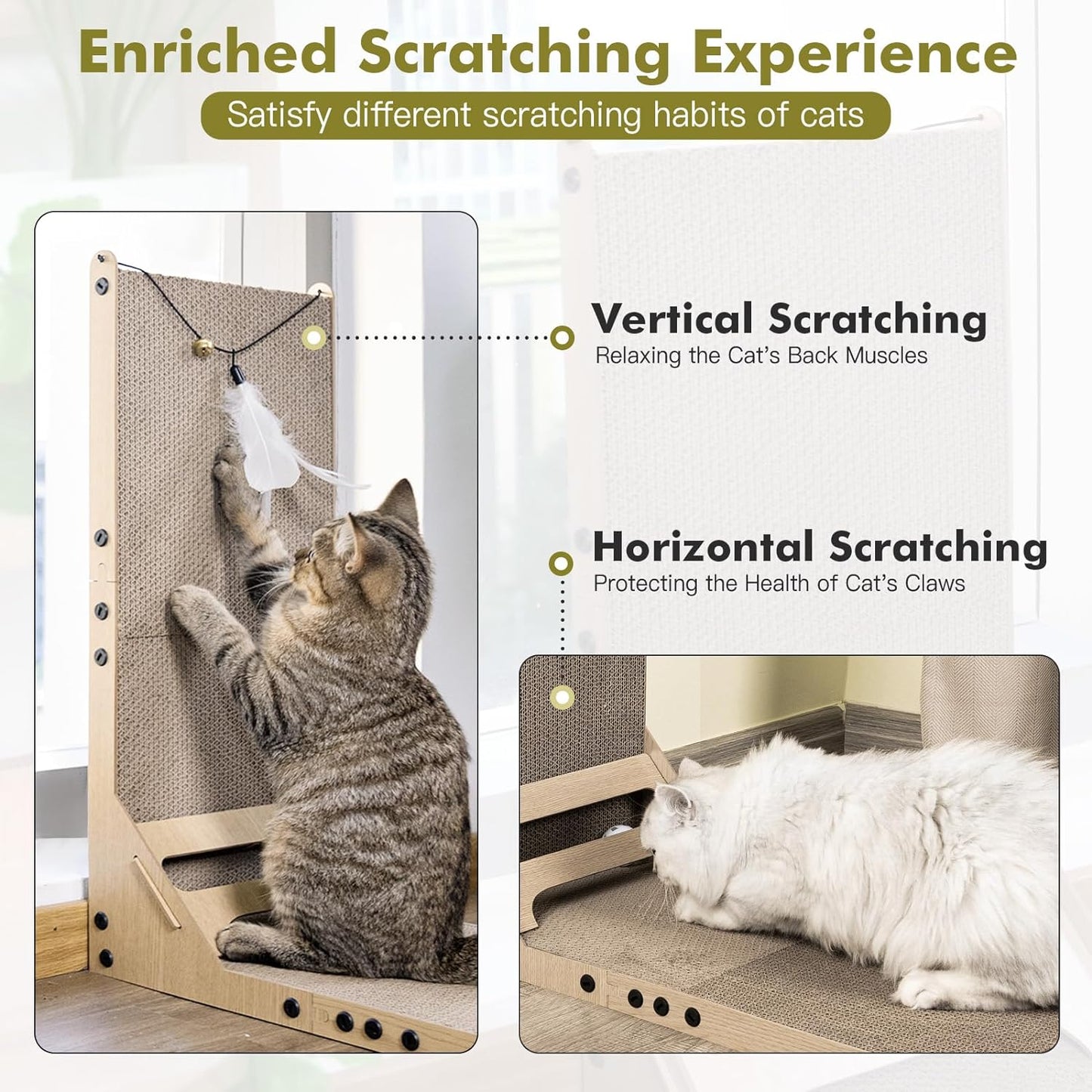 L-Shape Cat Scratching Board