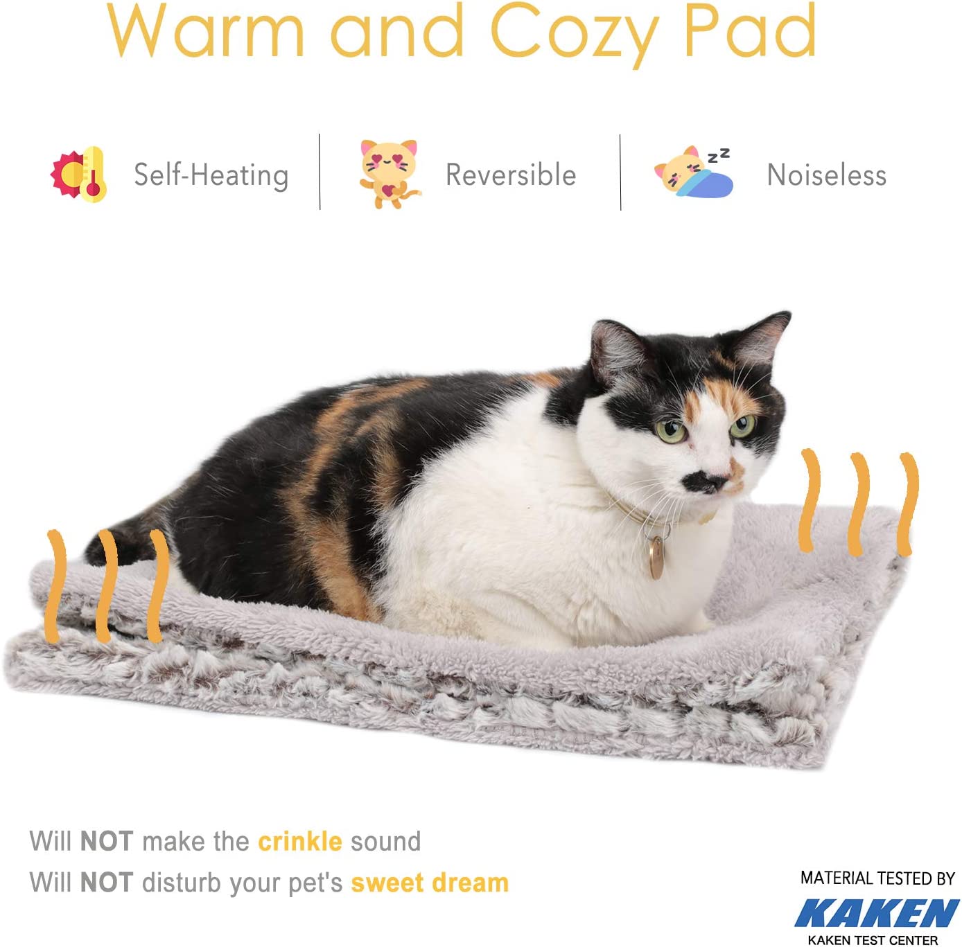Reversible Self-Heating Pet Pad