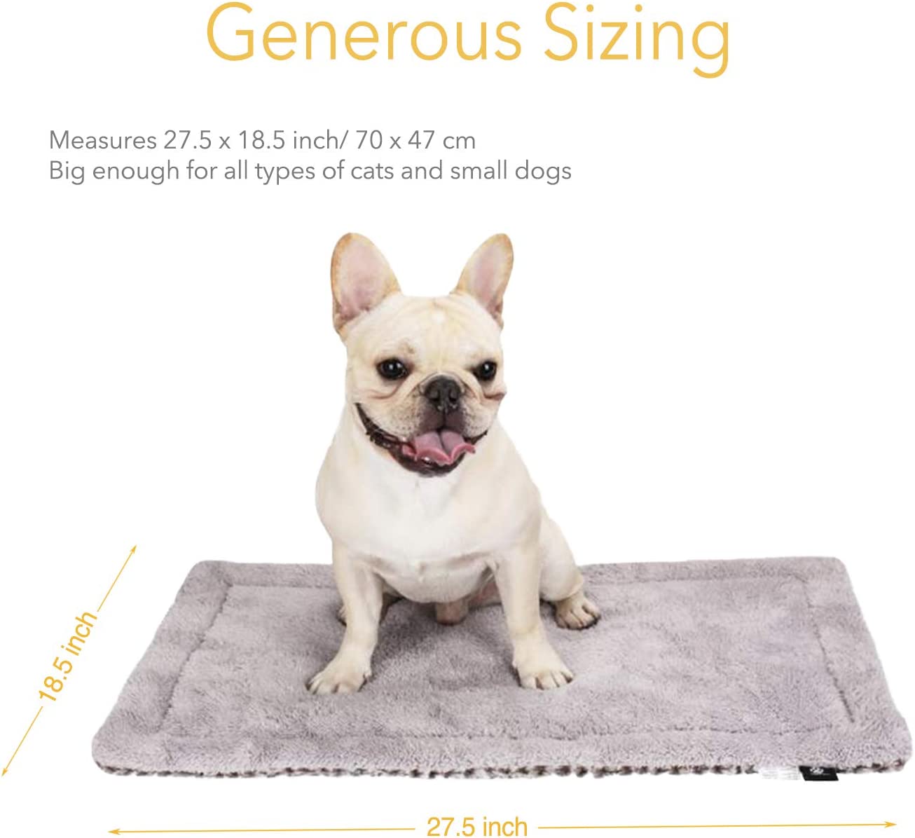 Reversible Self-Heating Pet Pad