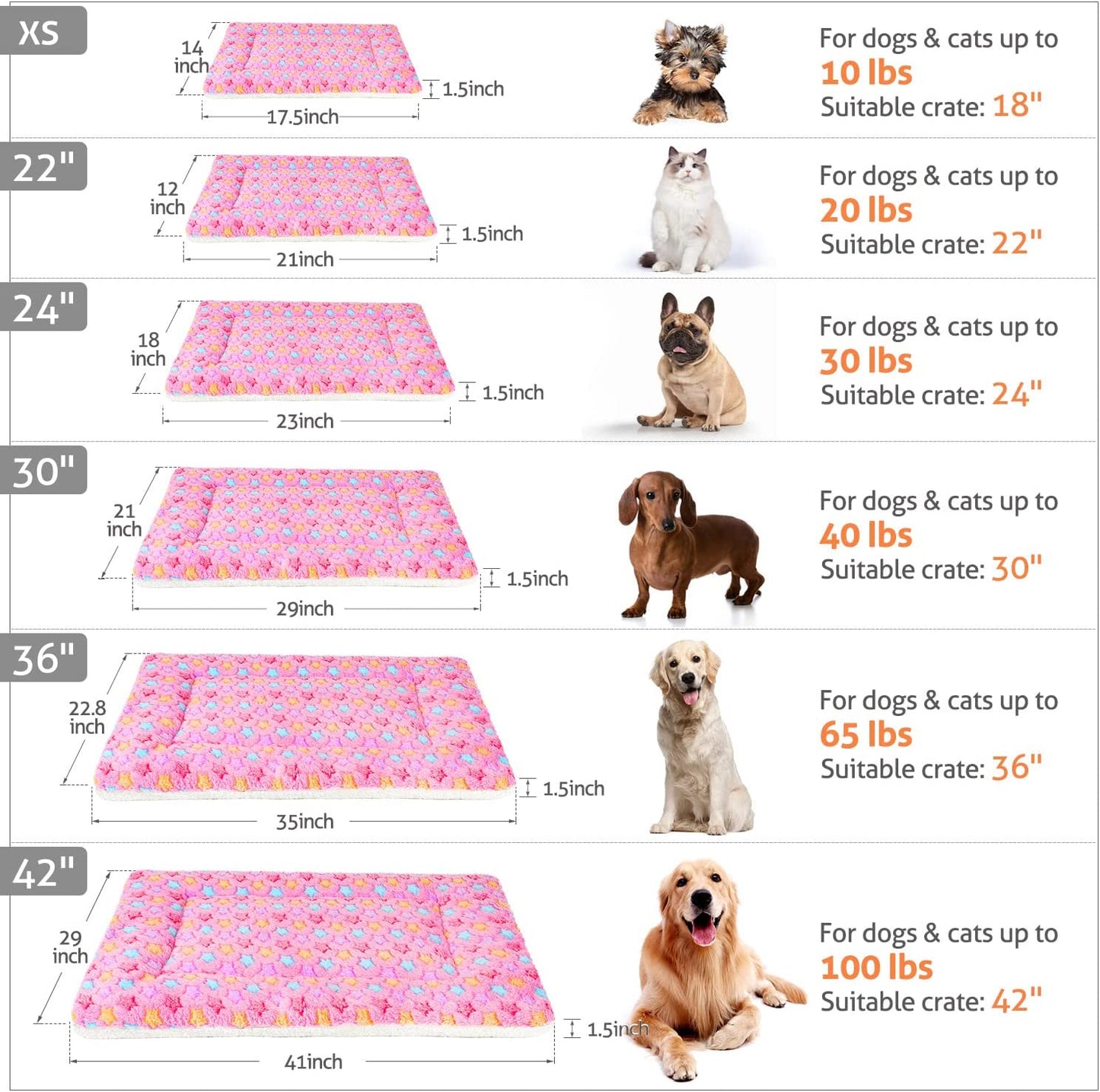 Reversible Dog Crate Bed