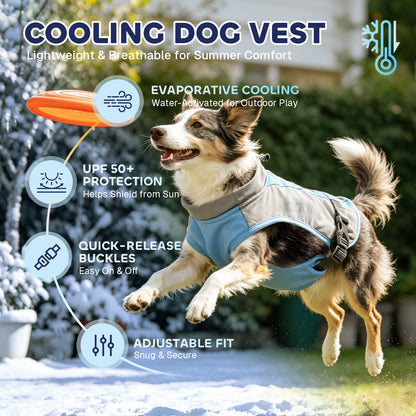 Evaporative Cooling Dog Vest