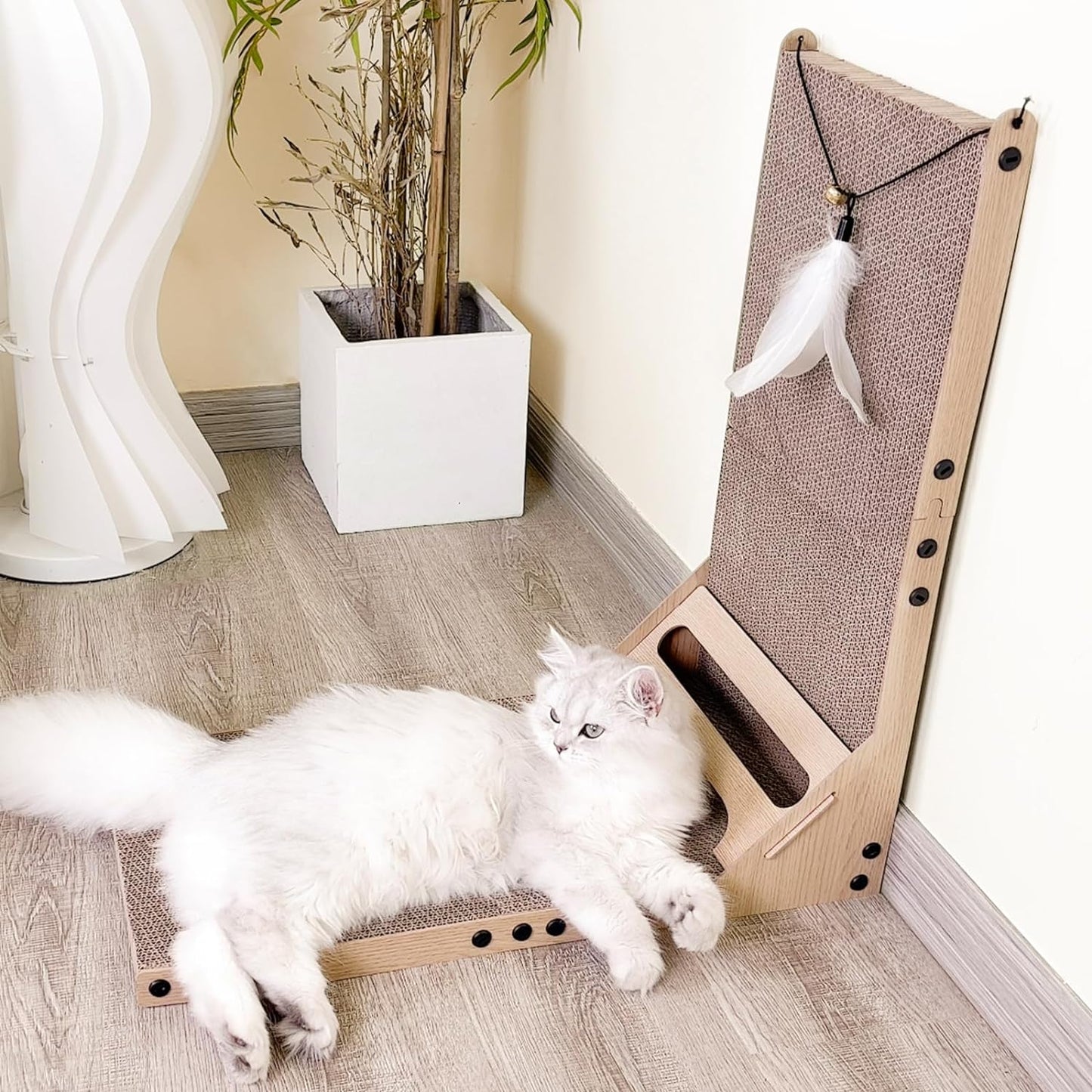 L-Shape Cat Scratching Board