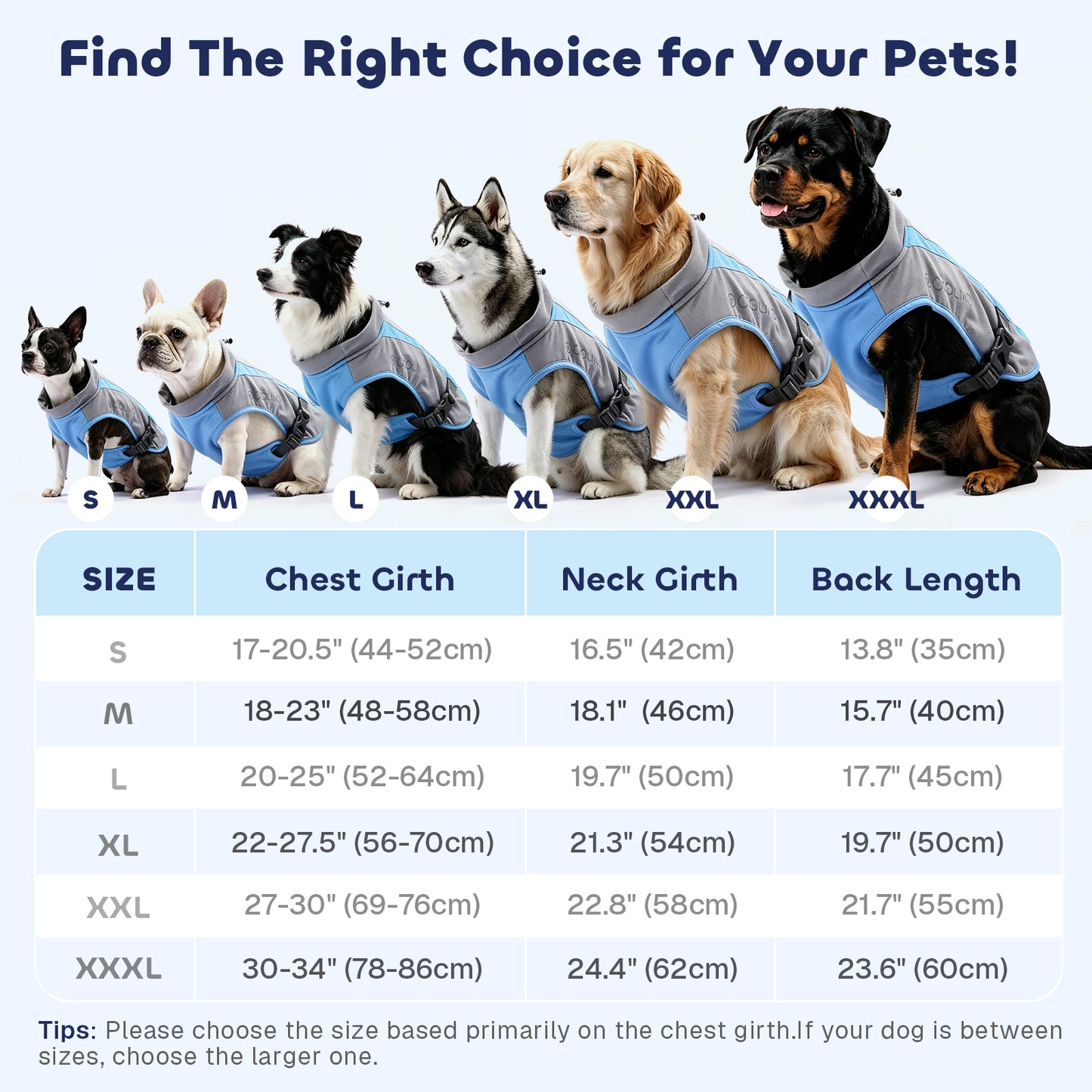 Evaporative Cooling Dog Vest