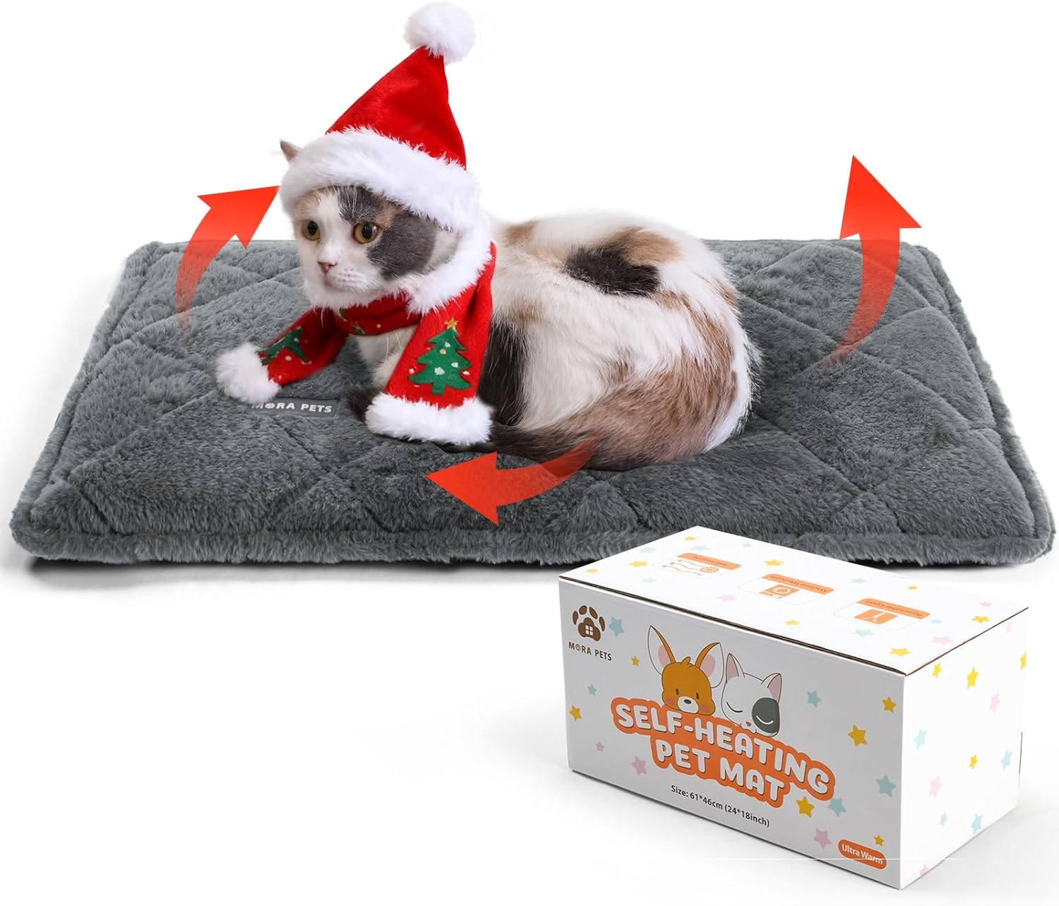 Thick Self-Heating Pet Pad – Mora Pets