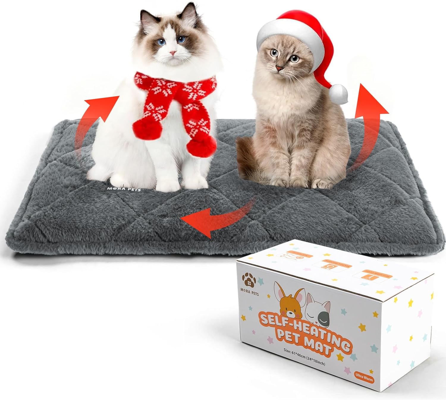 Thick Self-Heating Pet Pad – Mora Pets
