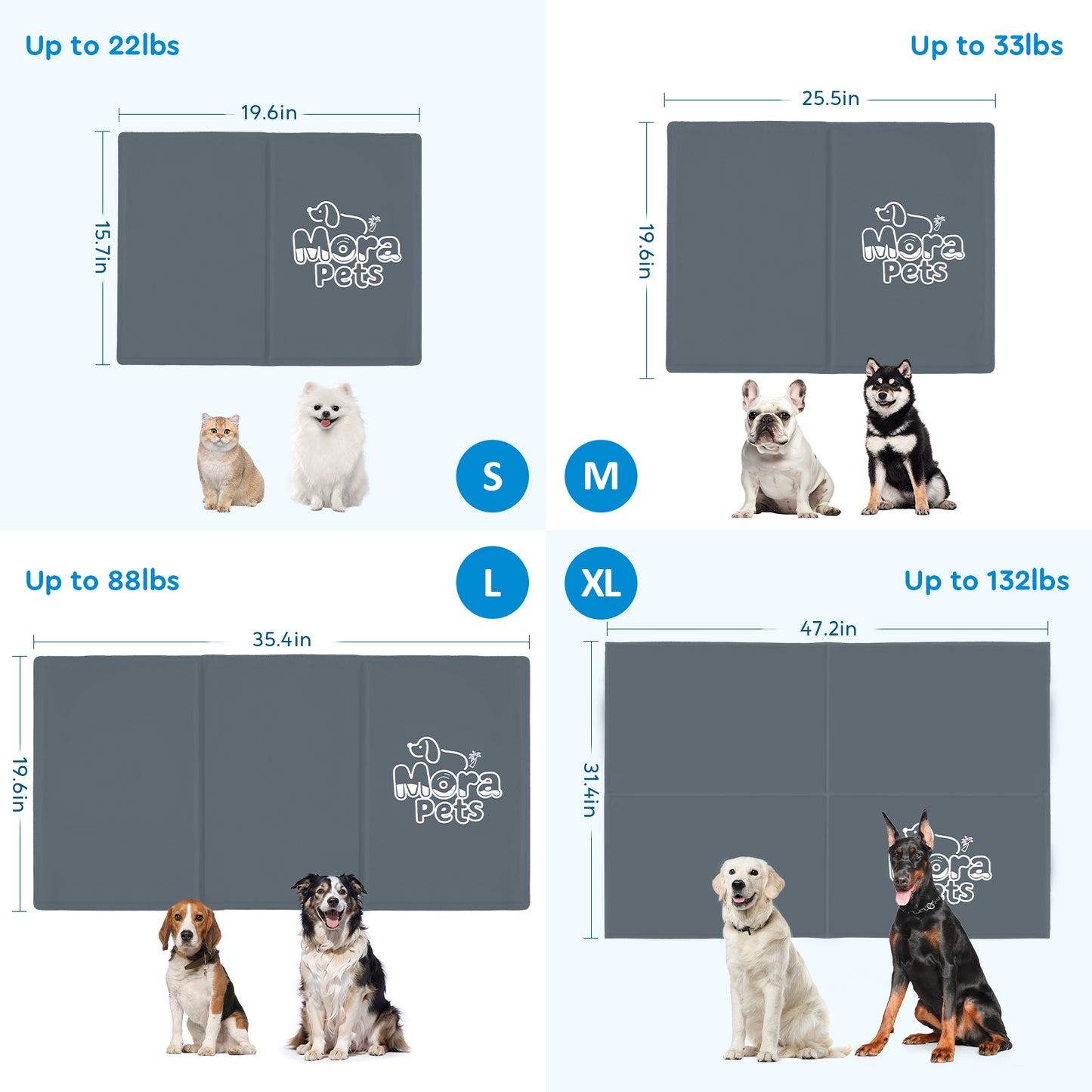 Cute Dog Cooling Mat