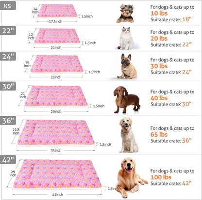 Reversible Dog Crate Bed